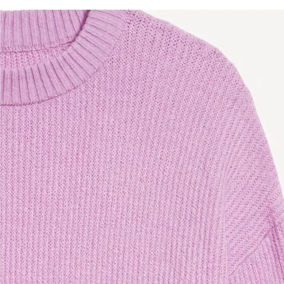 Old Navy Lilac Women's Crew Neck Sweater Size Large, NWT - Picture 3 of 4
